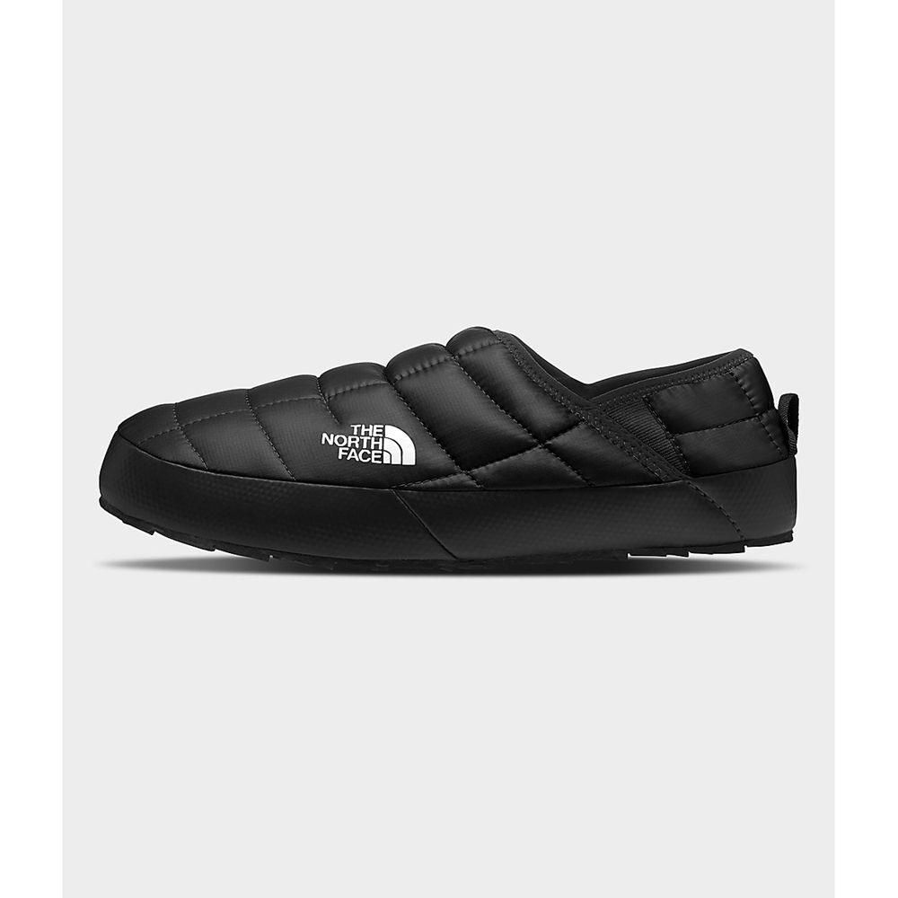 The North Face Thermoball™ Traction V Ανδρικα Παντόφλες - Μαυρα / Ασπρα (ZNSW69185)